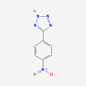 Chemical structure of 5-(4-Nitrophenyl)-1H-tetrazole
