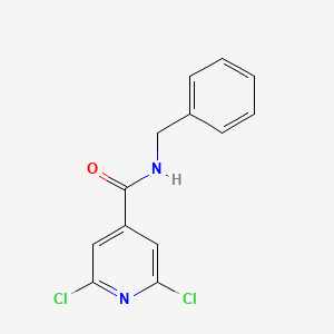 Chemical structure of N-Benzyl-2,6-dichloroisonicotinamide