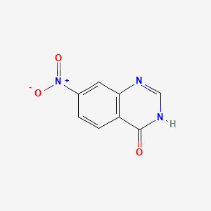 Chemical structure of 7-Nitroquinazolin-4(3H)-one