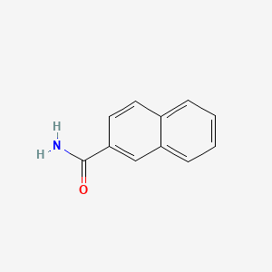 Chemical structure of 2-Naphthamide