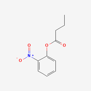 Chemical structure of 2-Nitrophenyl butyrate