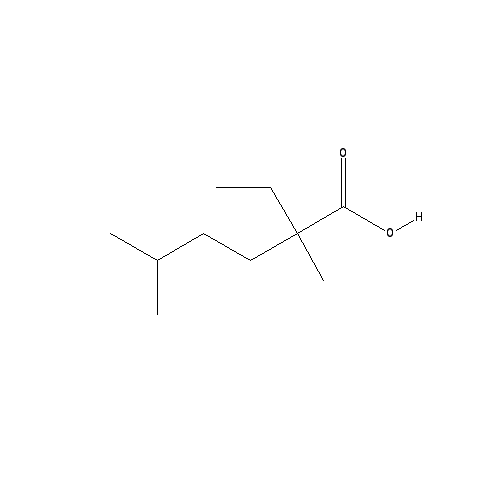 Chemical structure of Neodecanoic acid