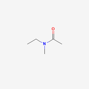 Chemical structure of N-ethyl-N-methylacetamide