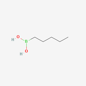 Chemical structure of n-Pentylboronic acid