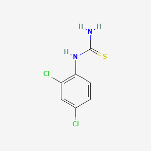 Chemical structure of N-(2,4-Dichlorophenyl)thiourea