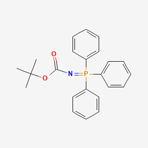 Chemical structure of N-BOC-IMINO-(TRIPHENYL)PHOSPHORANE