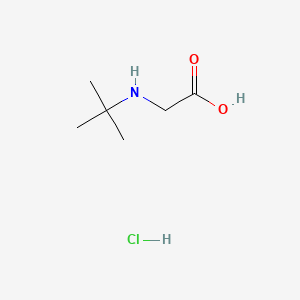 Chemical structure of N-tert-Butylglycine hydrochloride