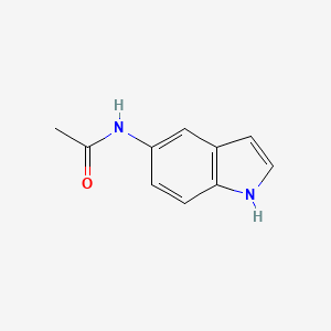Chemical structure of N-(1H-Indol-5-yl)acetamide