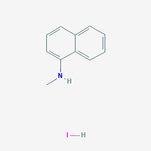 Chemical structure of 1-Naphthylmethylammonium iodide
