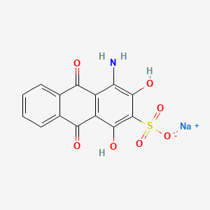 Chemical structure of Nuclear fast red