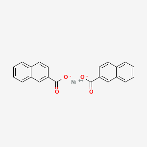 Chemical structure of Nickel(II) naphthenate