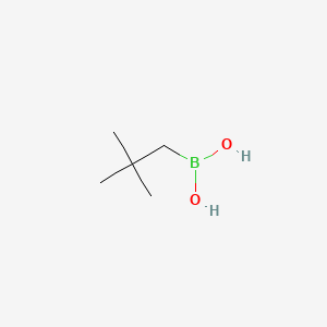Chemical structure of (2,2-Dimethylpropyl)boronic acid