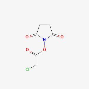 Chemical structure of N-Chloroacetoxy-succinimide