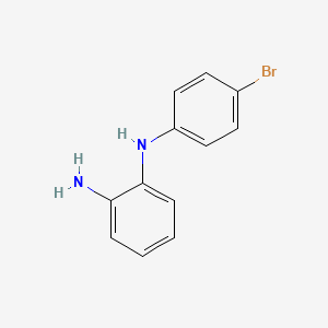 Chemical structure of N1-(4-bromophenyl)-1,2-benzenediamine
