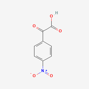Chemical structure of 4-Nitrophenylglyoxylic acid