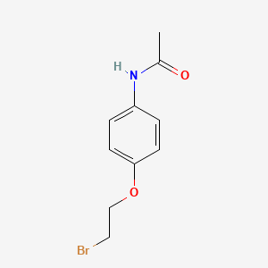 Chemical structure of N-(4-(2-Bromoethoxy)phenyl)acetamide