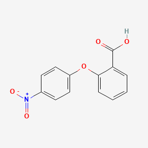 Chemical structure of 2-(4-Nitrophenoxy)benzenecarboxylic acid