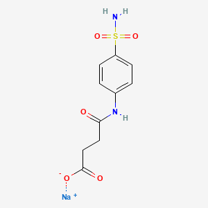 Chemical structure of N-Succinyl sulfanilamide sodium salt
