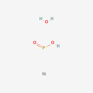 Chemical structure of Nickel hypophosphite hexahydrate