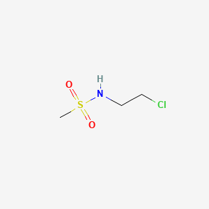 Chemical structure of N-(2-Chloroethyl)methanesulfonamide