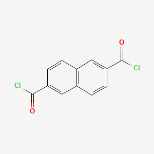 Chemical structure of 2,6-Naphthalenedicarbonyldichloride