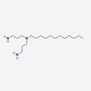 Chemical structure of N,N-Bis(3-aminopropyl)dodecylamine