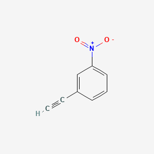 Chemical structure of 3-Nitrophenylacetylene