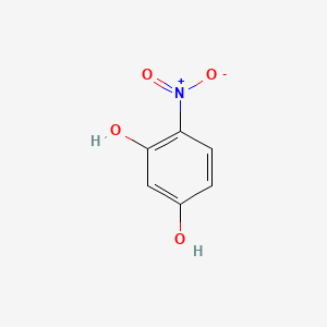 Chemical structure of 4-nitroresorcinol