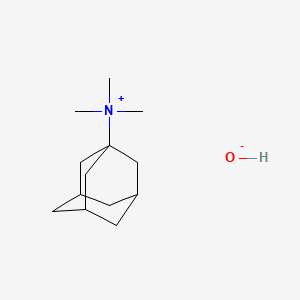 Chemical structure of N,N,N-Trimethyladamantan-1-aminium Hydroxide