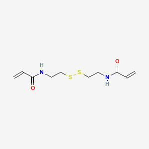 Chemical structure of N,N'-Bis(acryloyl)cystamine