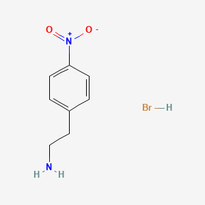 Chemical structure of 4-Nitrophenylethylamine Hydrobromide