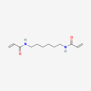 Chemical structure of N,n'-hexamethylenebisacrylamide