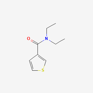 Chemical structure of N,N-diethylthiophene-3-carboxylamide