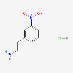 Chemical structure of 3-Nitrophenethylamine Hydrochloride