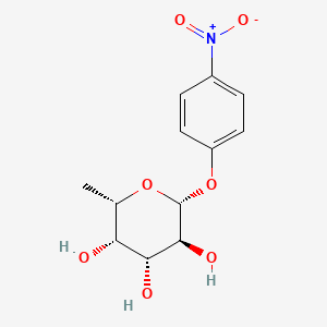 Chemical structure of 4-Nitrophenyl beta-L-fucopyranoside