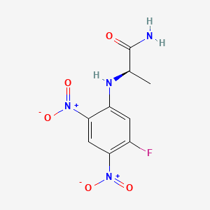 Chemical structure of Nα-[2,4-Dinitro-5-fluorophenyl]-D-alanine amide