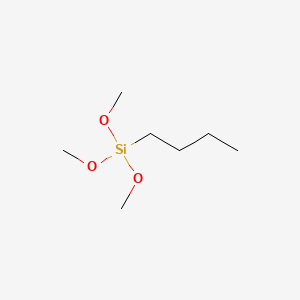 Chemical structure of n-Butyltrimethoxysilane
