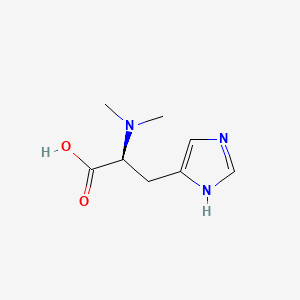 Chemical structure of N,N-Dimethyl-His-OH