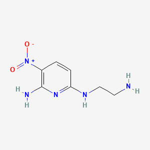 Chemical structure of N6-(2-Aminoethyl)-3-nitro-2,6-pyridinediamine