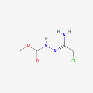 Chemical structure of N-Methylcarbonyl-2-chloroacetamidrazone