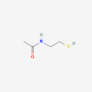Chemical structure of Acetylcysteamine