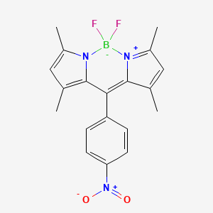 Chemical structure of 8-(4-Nitrophenyl) Bodipy