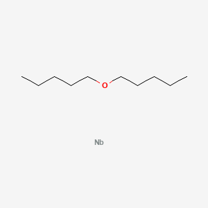 Chemical structure of Niobium pentyloxide