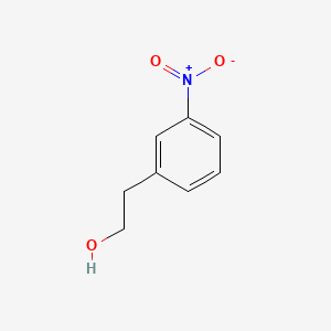 Chemical structure of 3-Nitrophenethyl alcohol
