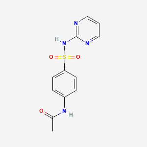 Chemical structure of N-Acetyl Sulfadiazine