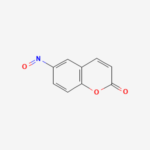 Chemical structure of 6-Nitroso-1,2-benzopyrone
