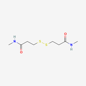 Chemical structure of N,N′-Dimethyl-3,3′-dithiodipropionamide