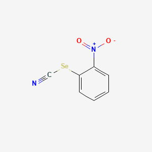 Chemical structure of 2-Nitrophenyl selenocyanate