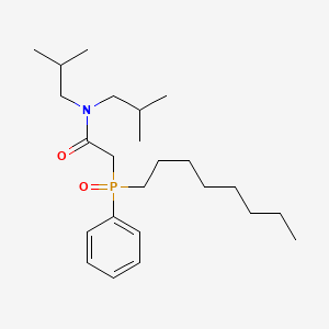 Chemical structure of N,N-Diisobutyl-2-(octylphenylphosphoryl)acetamide