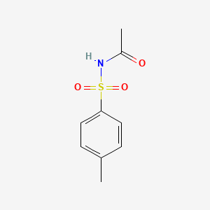 Chemical structure of N-[(4-Methylphenyl)sulfonyl]acetamide
